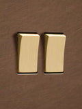 Dowsing & Reynolds antique brass double rocker switch - British product
