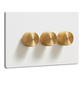 Dowsing & Reynolds triple dimmer switch soft white matte - British product