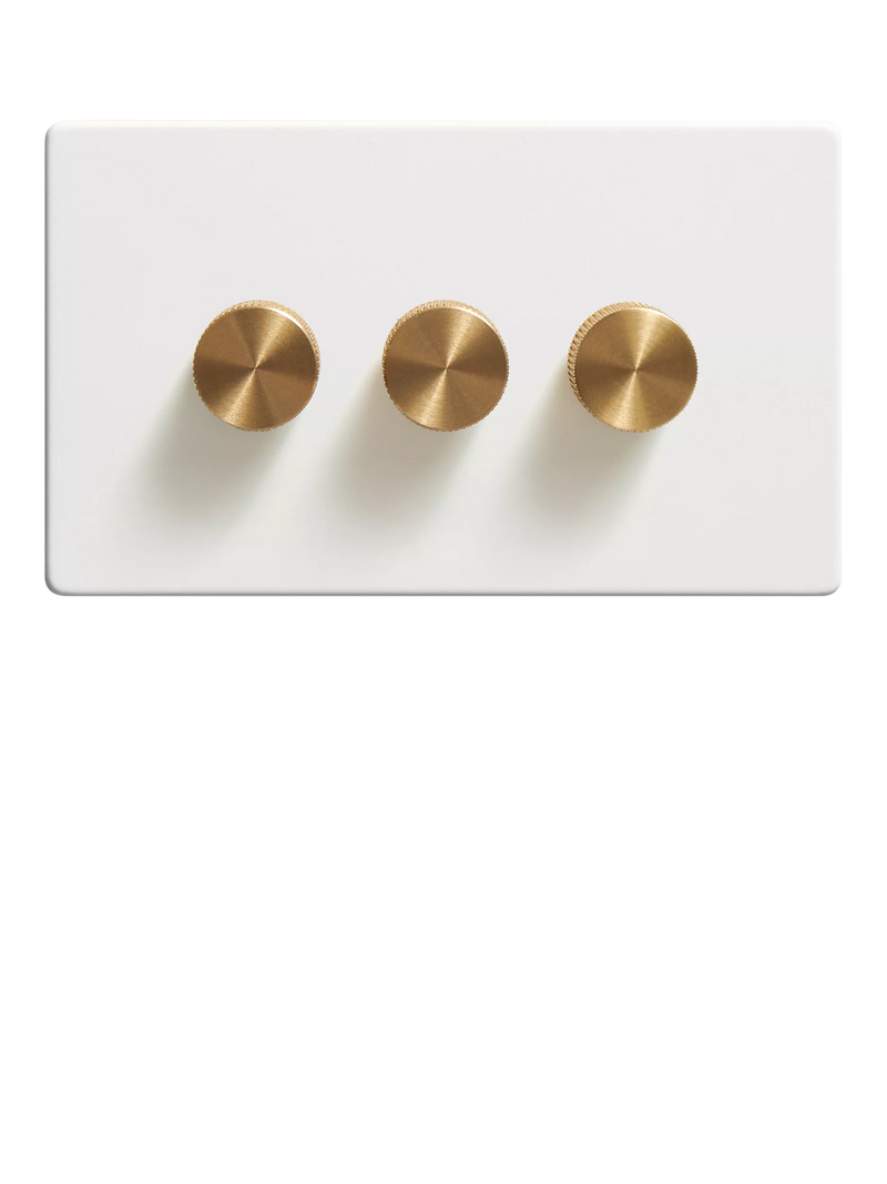 Dowsing & Reynolds triple dimmer switch soft white matte - British product