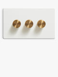 Dowsing & Reynolds triple dimmer switch soft white matte - British product