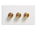 Dowsing & Reynolds triple dimmer switch soft white matte - British product