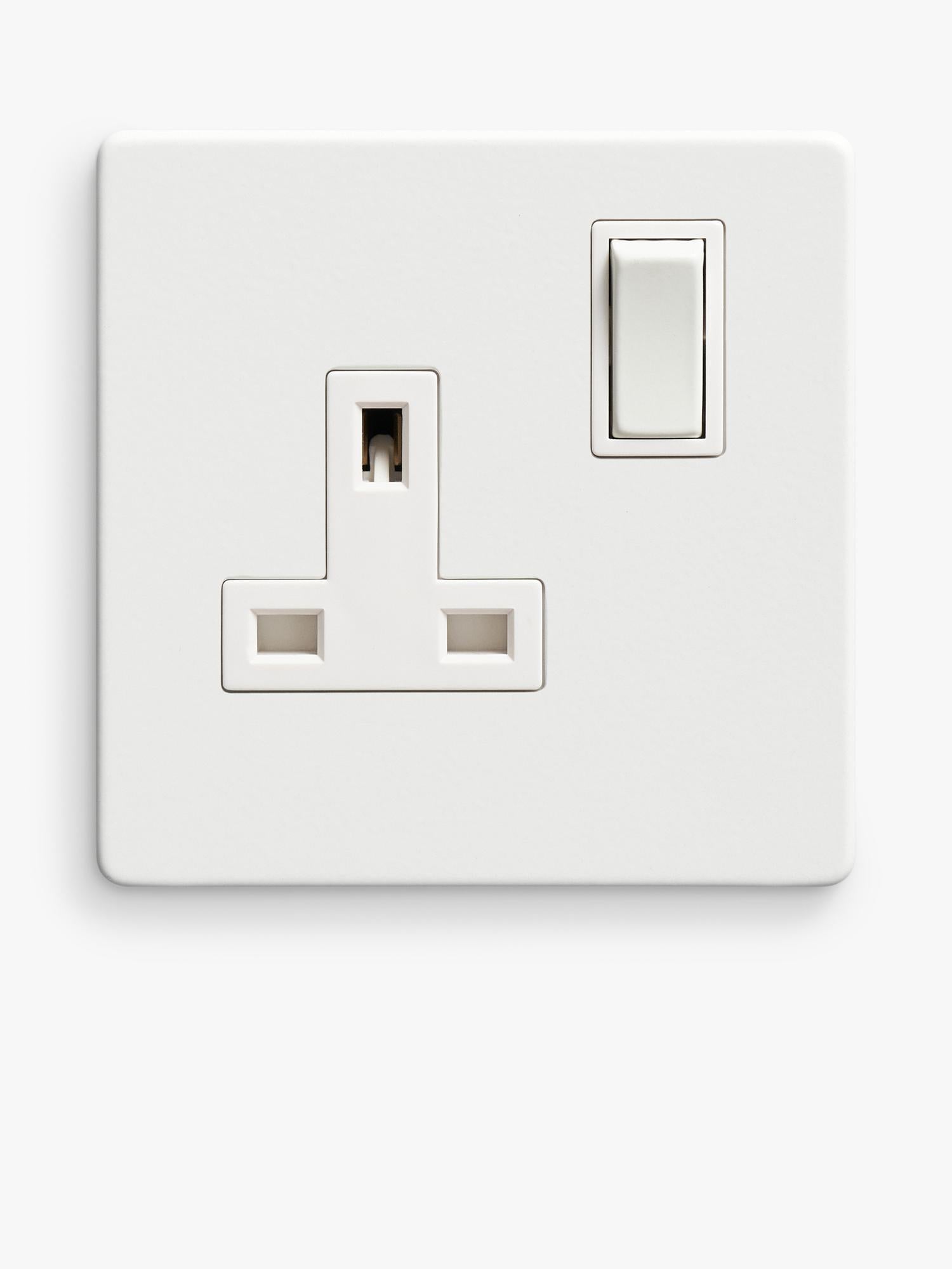 Dowsing & Reynolds off white socket, white insert, UK version