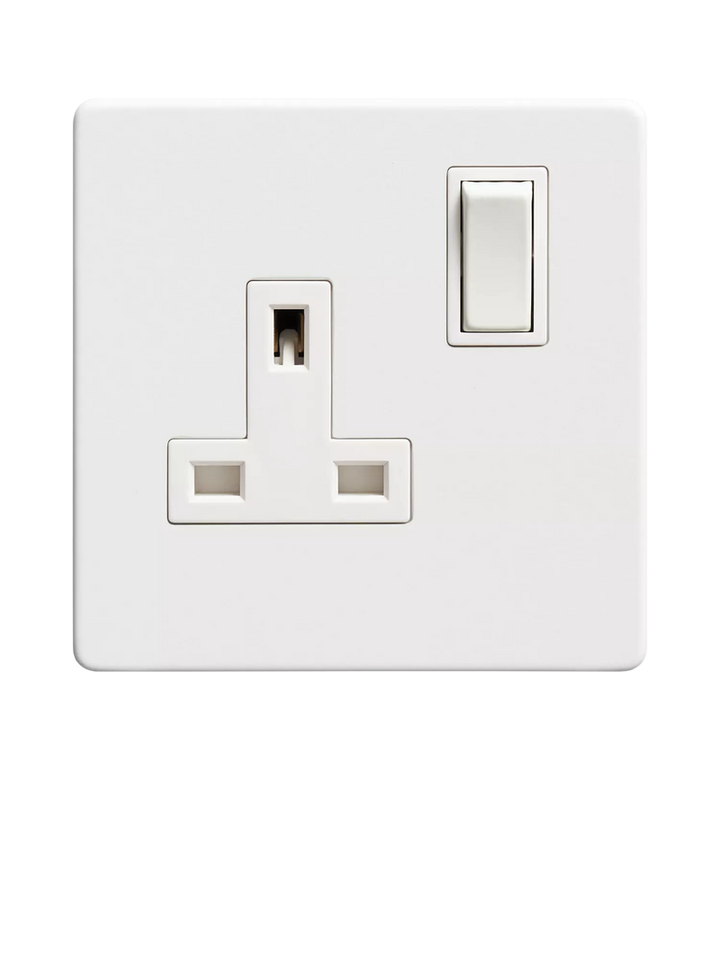 Dowsing & Reynolds off white socket, white insert, UK version