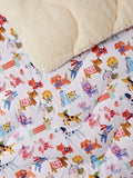 Night Lark Happy Dogs sherpa throw 200x135cm, imported from the UK
