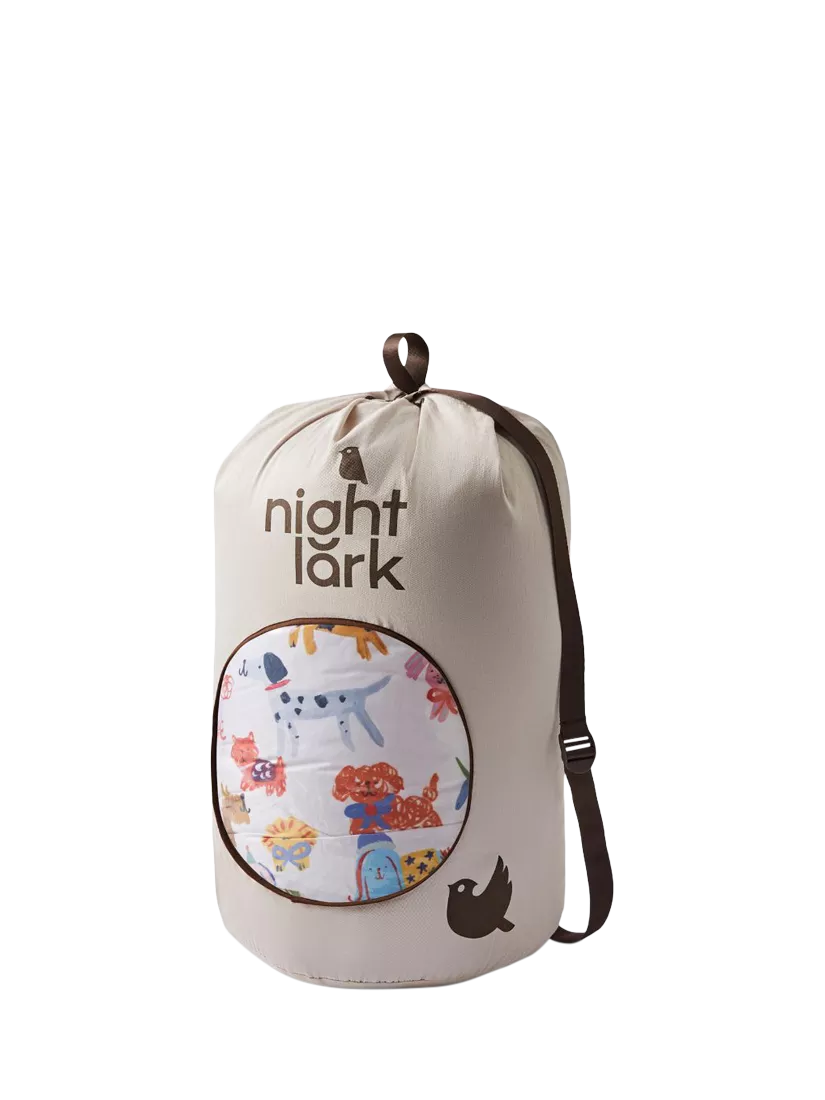 Night Lark Happy Dogs sherpa throw 200x135cm, imported from the UK