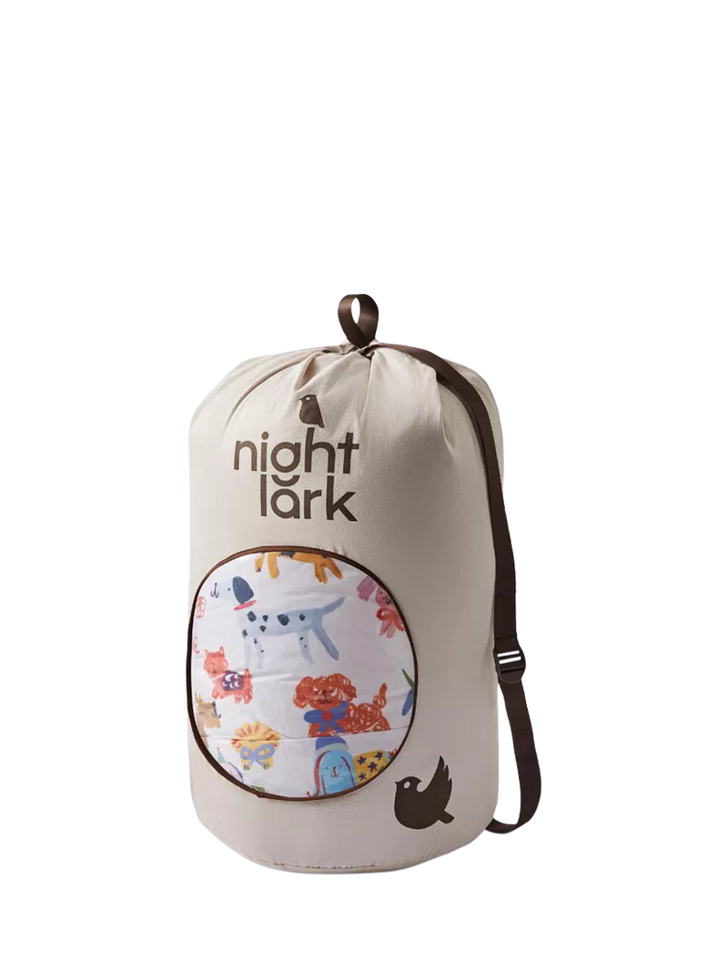 Night Lark Happy Dogs sherpa throw 200x135cm, imported from the UK