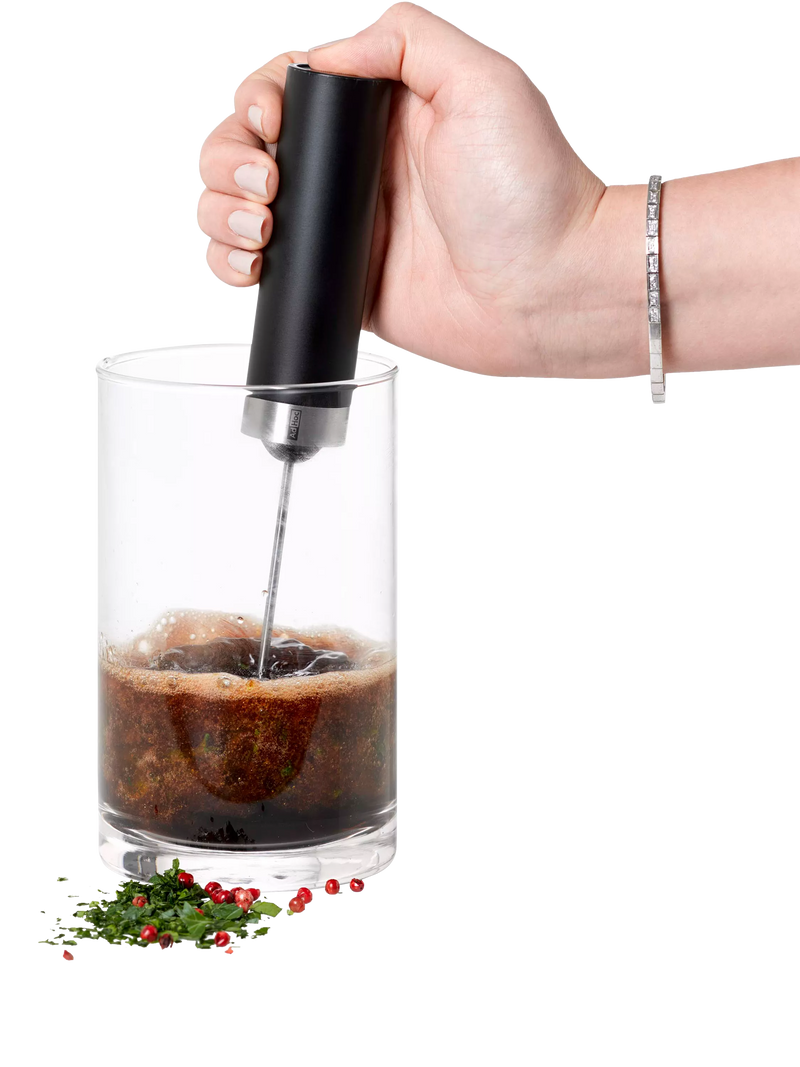 AdHoc milk and sauce frother black - imported from the UK