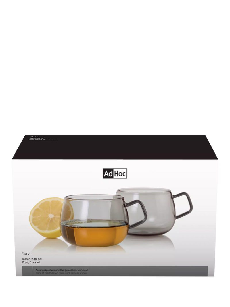 AdHoc Yuna glass cup set 400ml (British brand)