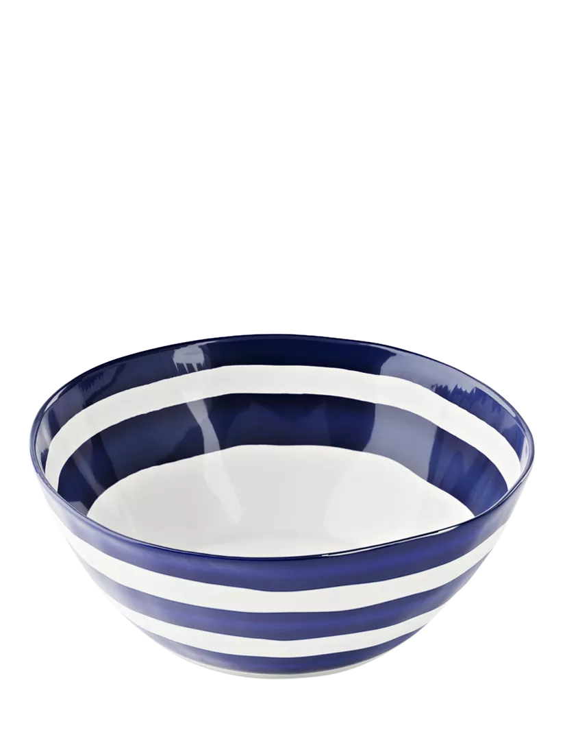 Guzzini Riviera melamine salad bowl 22.5cm blue - British product