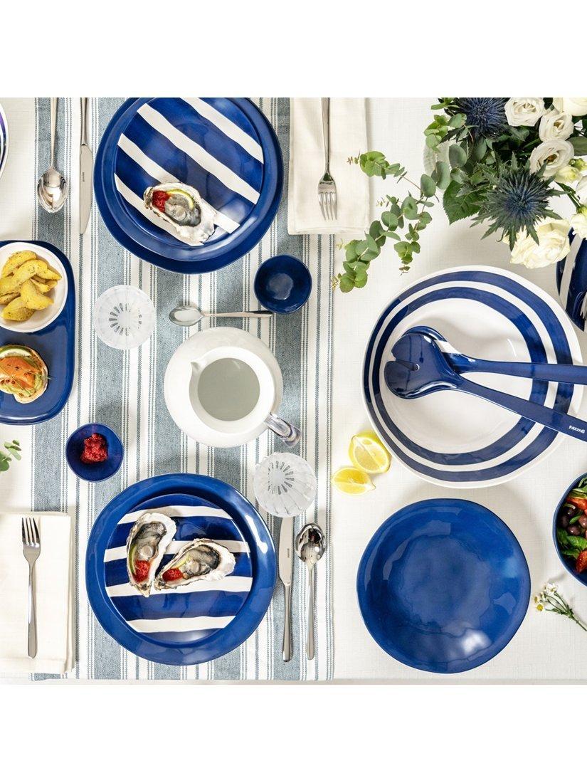 Guzzini Riviera melamine salad bowl 22.5cm blue - British product