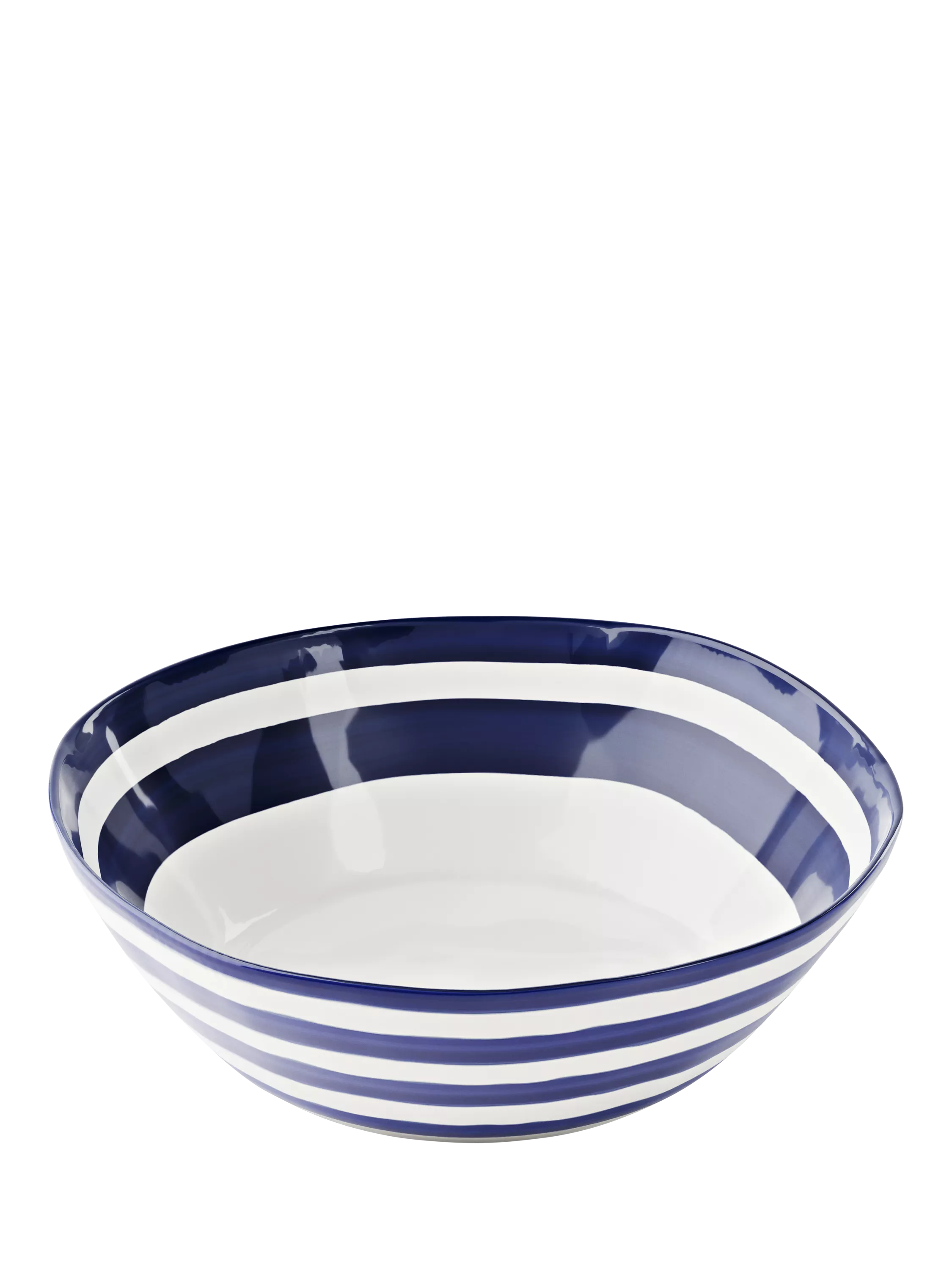 Guzzini Riviera melamine serving bowl 30cm blue, UK version