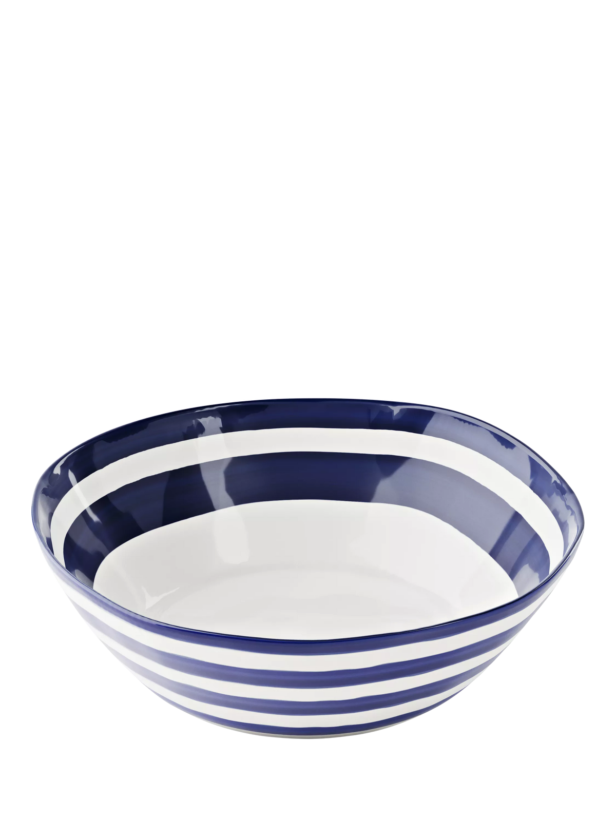 Guzzini Riviera melamine serving bowl 30cm blue, UK version