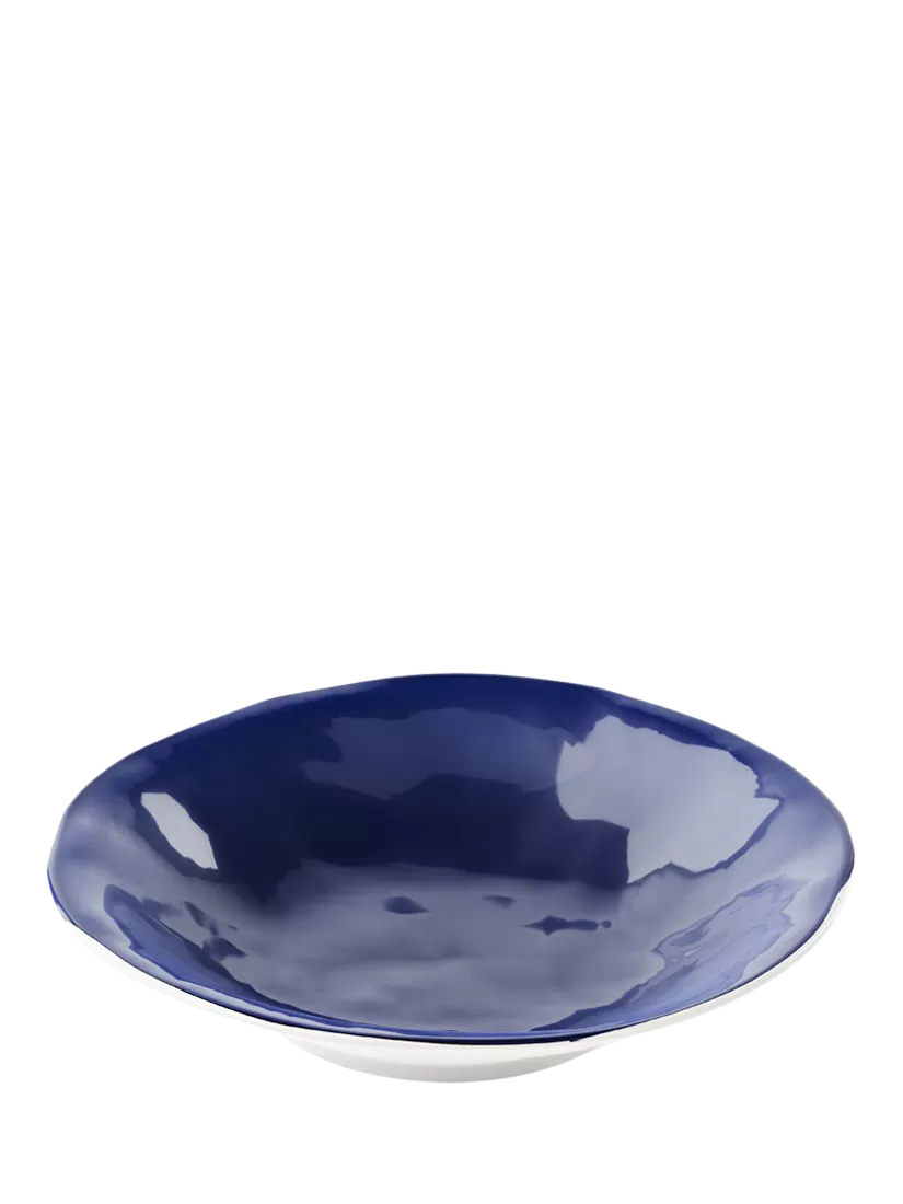 Guzzini Riviera melamine picnic side plate 25cm blue (British brand)