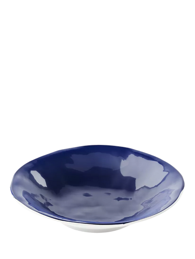 John Lewis Guzzini Riviera Melamine Picnic Side Plate Blue 25cm- Buy online at McGrocer