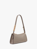 DKNY Avril leather shoulder bag 26cm, imported from the UK