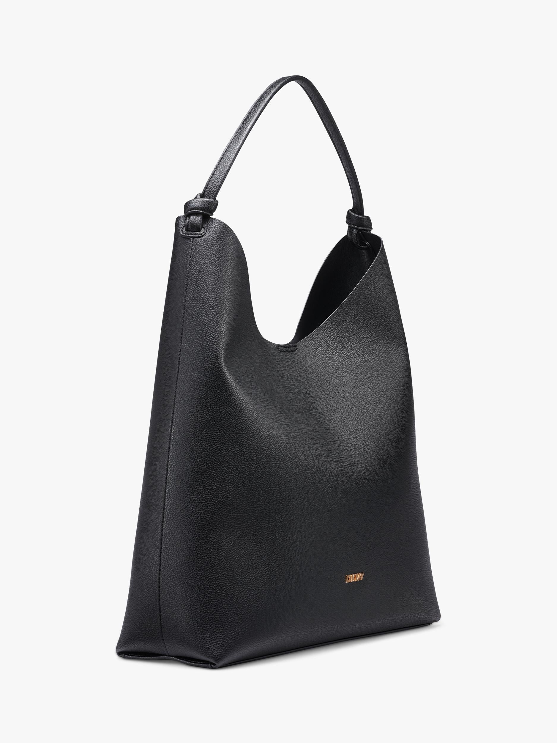 DKNY Paula faux leather hobo handbag 39cm, UK version