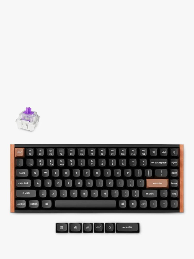 Keychron K2 HE wireless magnetic keyboard black - British product