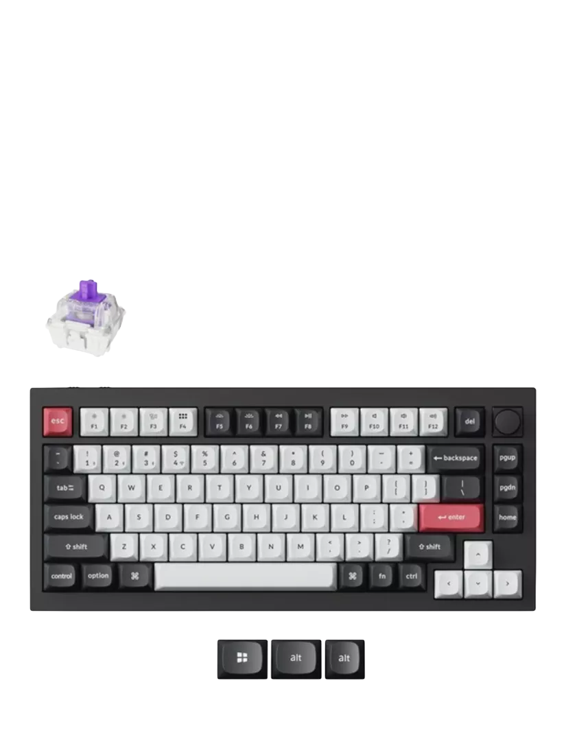 Keychron Q1 HE wireless custom keyboard black (British brand)