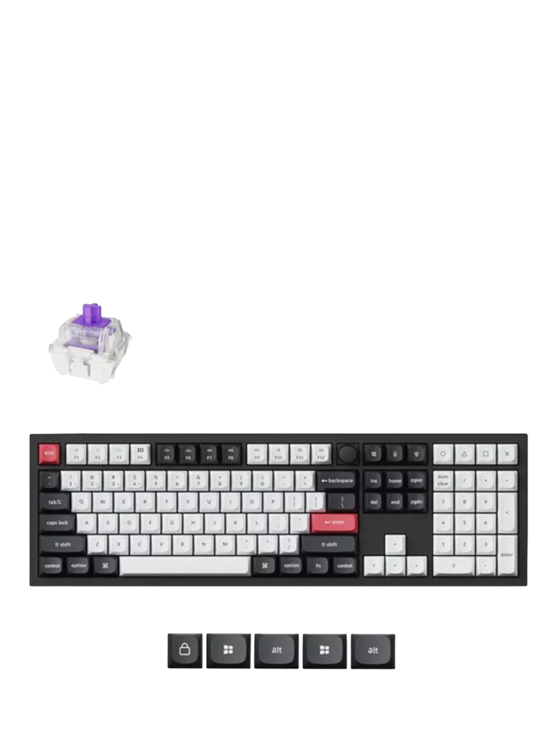 Keychron Q6 HE full-size wireless keyboard imported from the UK