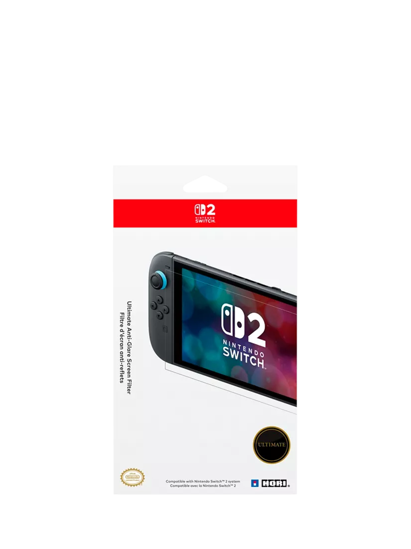 Hori anti-glare screen filter for Nintendo Switch 2 (British brand)