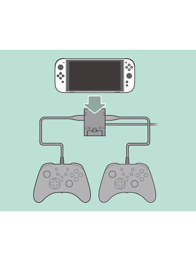 Hori Dual USB PlayStand Nintendo Switch 2 black, UK version
