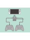 Hori Dual USB PlayStand Nintendo Switch 2 black, UK version