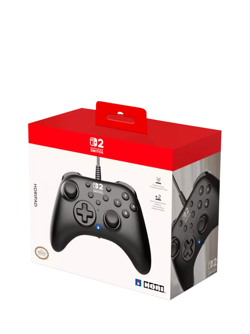 Hori HORIPAD Turbo controller for Nintendo Switch 2 Black, UK version