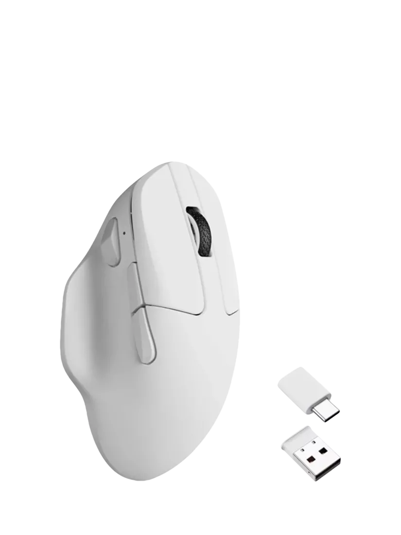 Keychron M7 wireless mouse white 66g, UK version