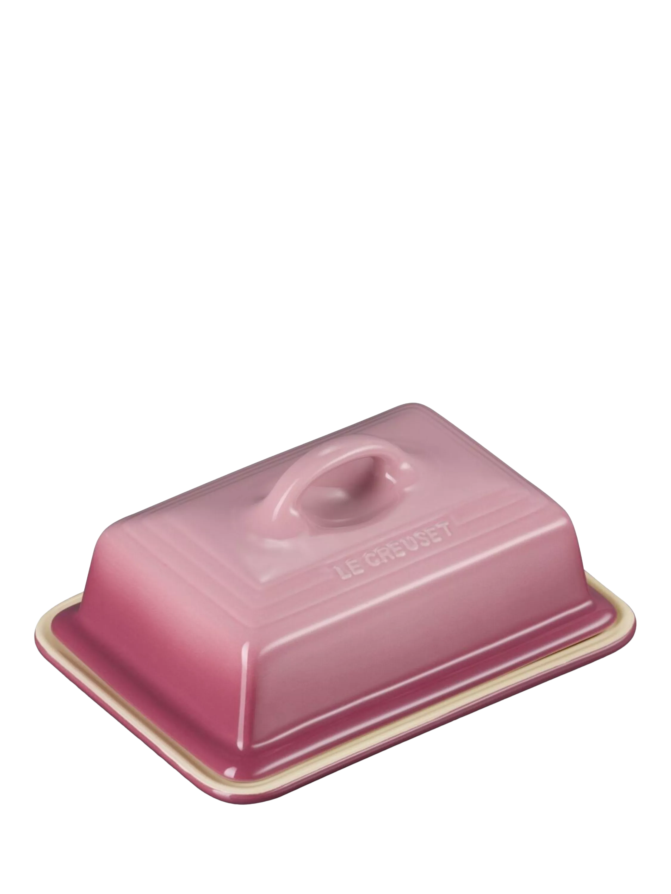 Le Creuset Stoneware Butter Dish, Rose Quartz