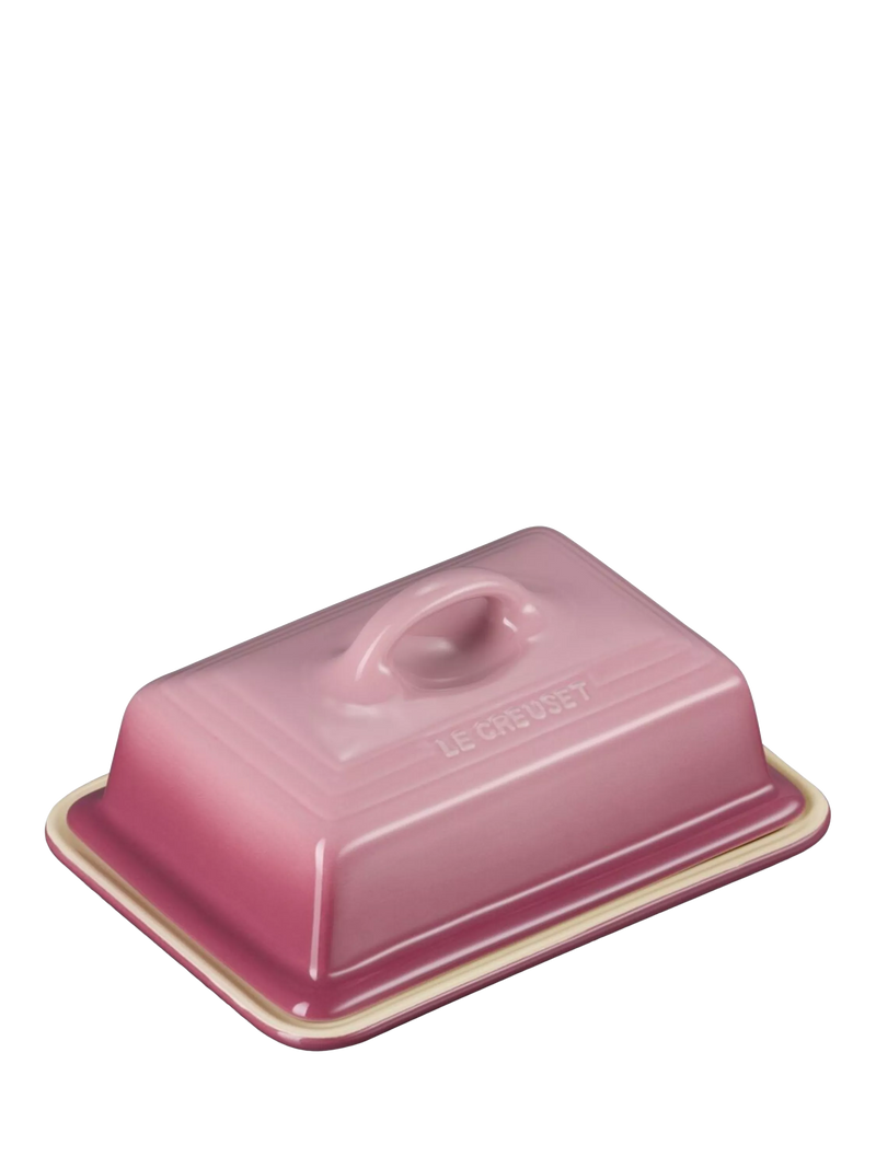 Le Creuset Stoneware Butter Dish, Rose Quartz