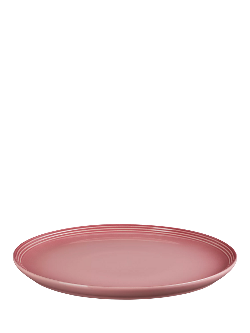 Le Creuset Stoneware Coupe Dinner Plate, 27cm, Rose Quartz