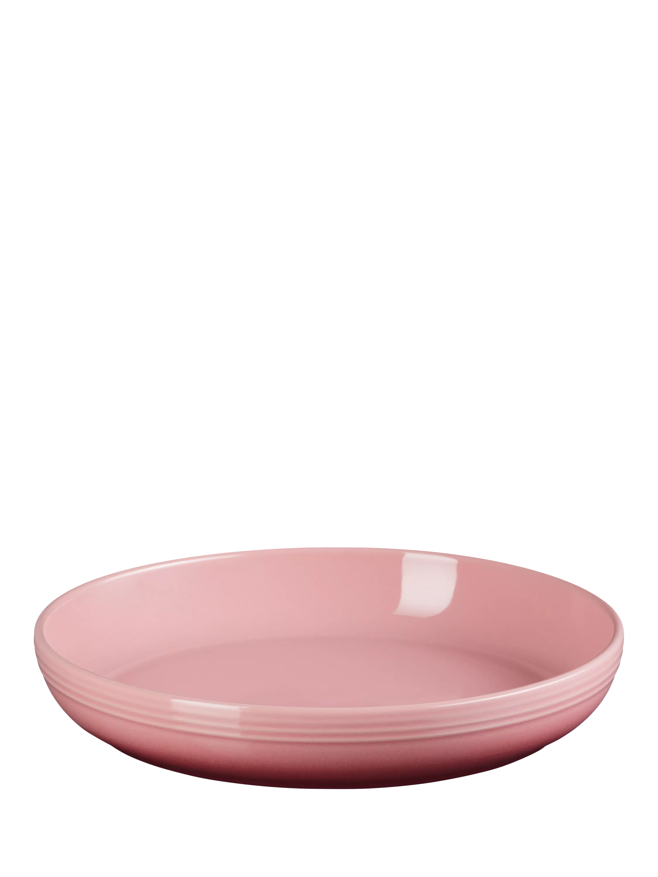 Le Creuset Stoneware Coupe Pasta Bowl, 21.7cm, Rose Quartz