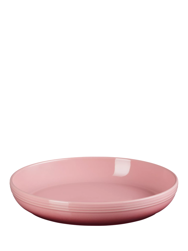 Le Creuset Stoneware Coupe Pasta Bowl, 21.7cm, Rose Quartz
