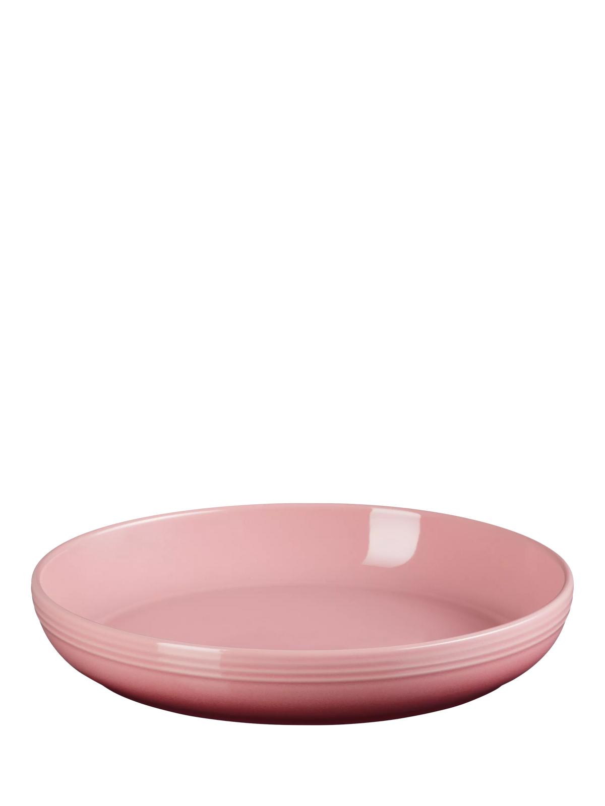 Le Creuset Stoneware Coupe Pasta Bowl, 21.7cm, Rose Quartz