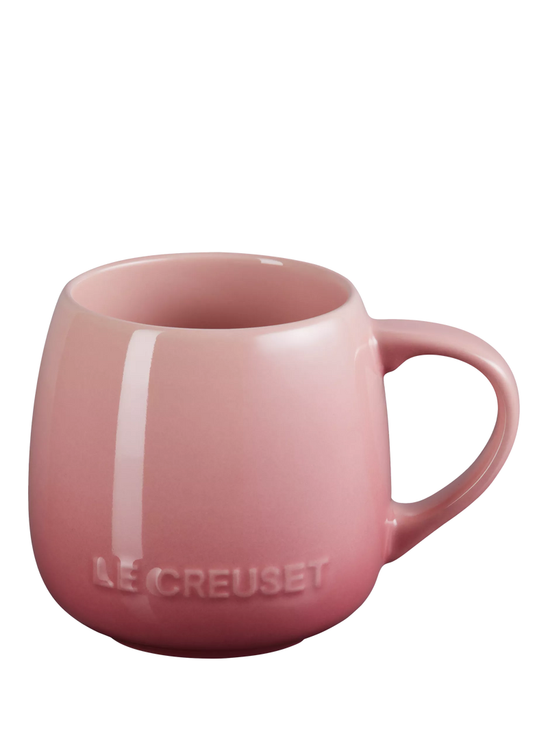 Le Creuset Stoneware Coupe Mug, 320ml, Rose Quartz