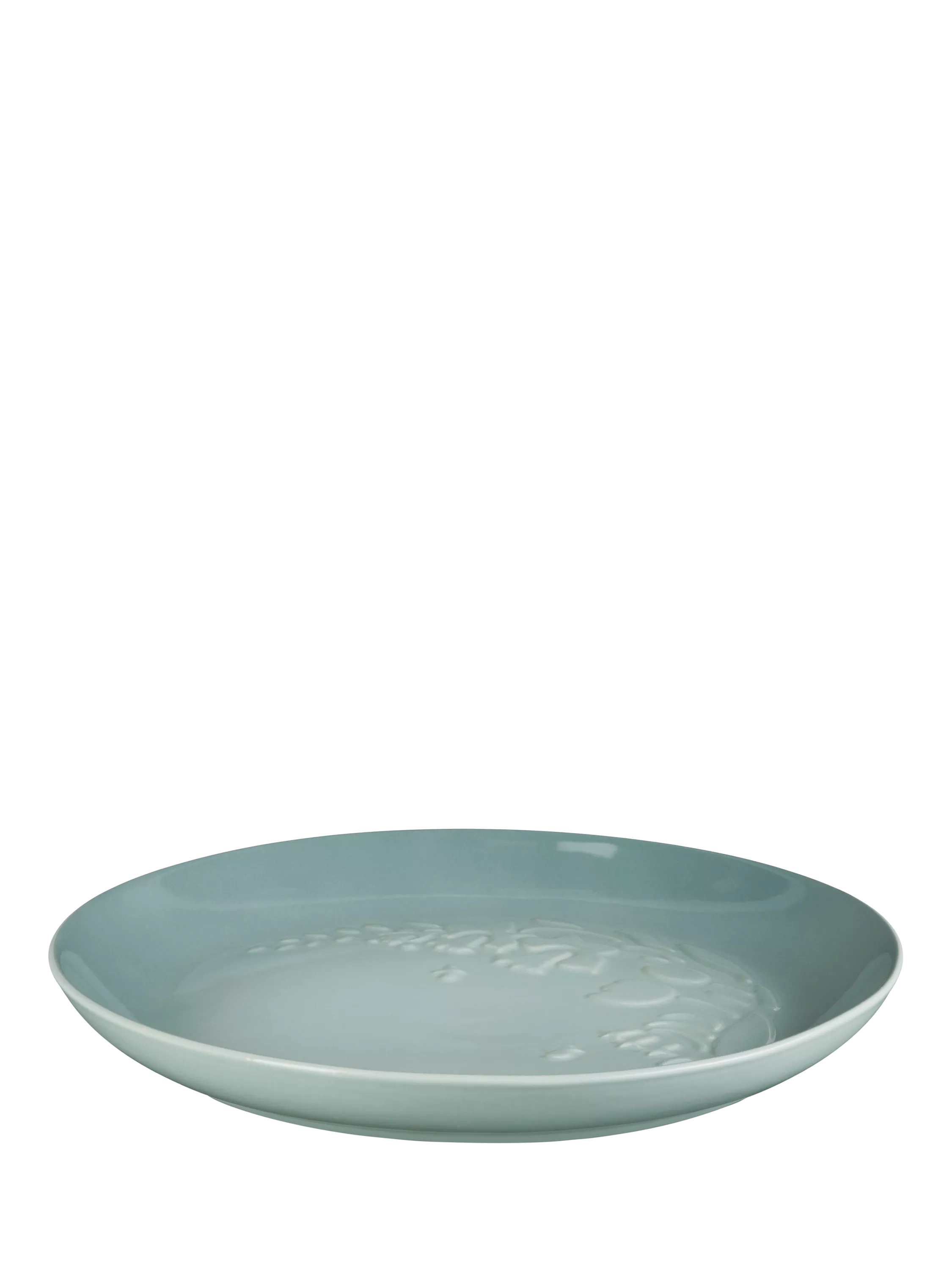 Le Creuset Stoneware Jardin Plate, 22cm, Sea Salt