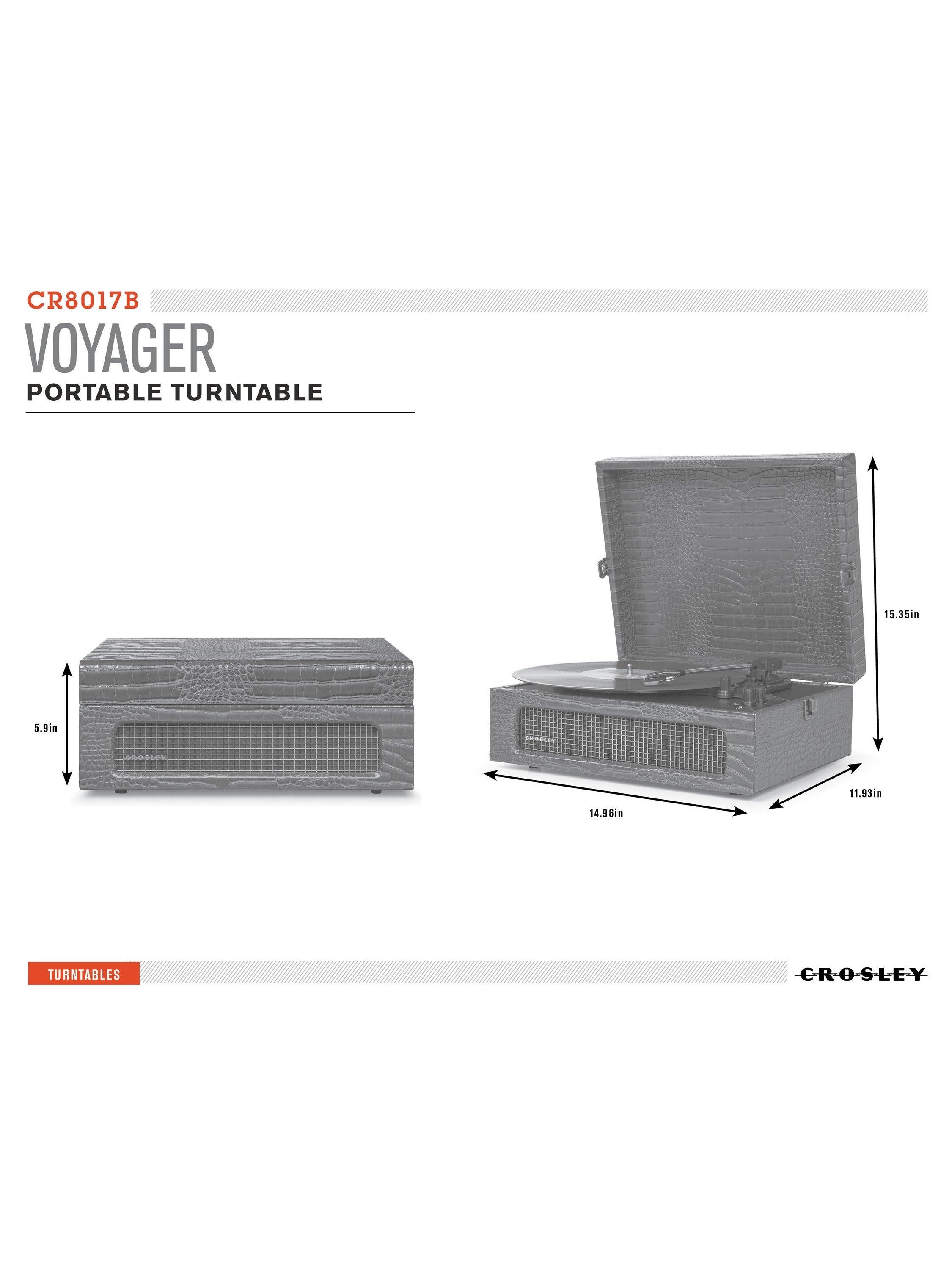 Crosley Voyager turntable in Dune finish - British product