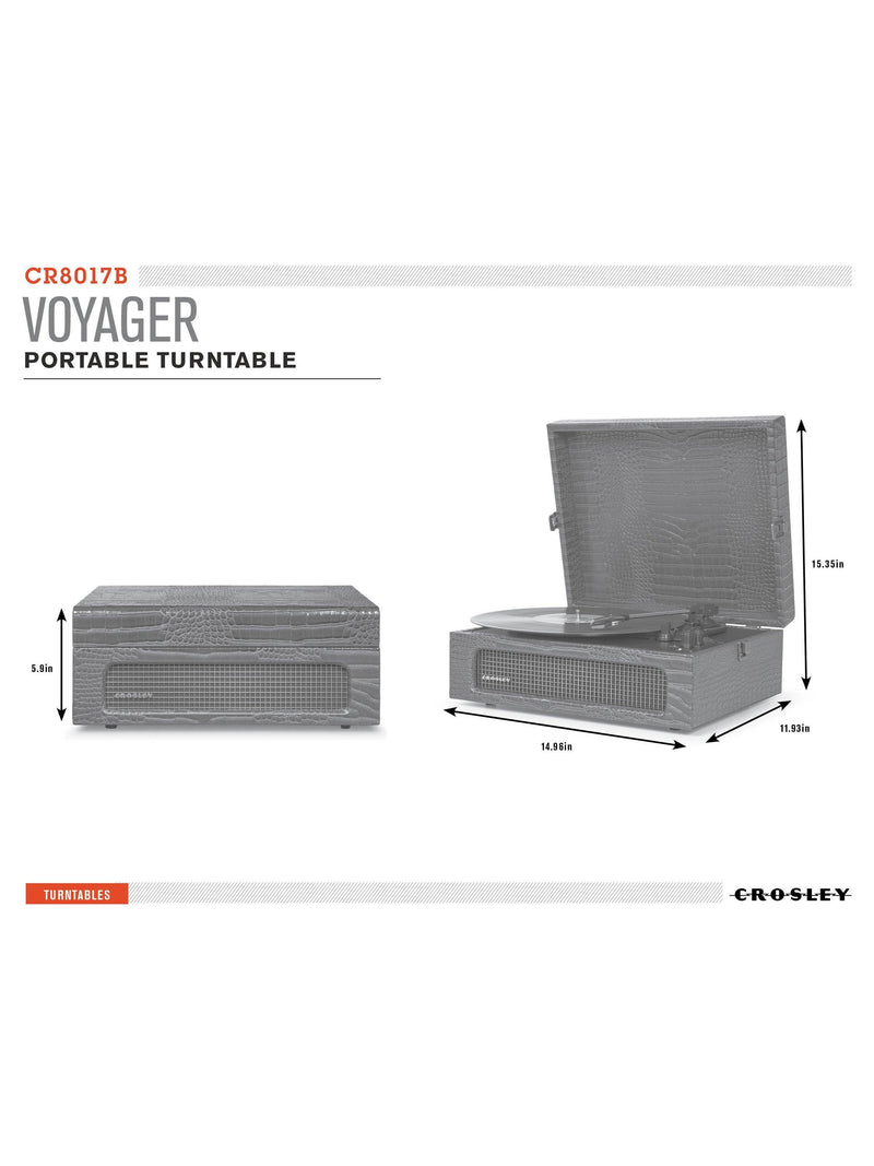 Crosley Voyager turntable in Dune finish - British product
