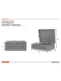 Crosley Voyager turntable in Dune finish - British product