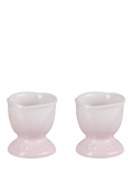 Le Creuset Stoneware Jardin Egg Cup, Set of 2, Shell Pink