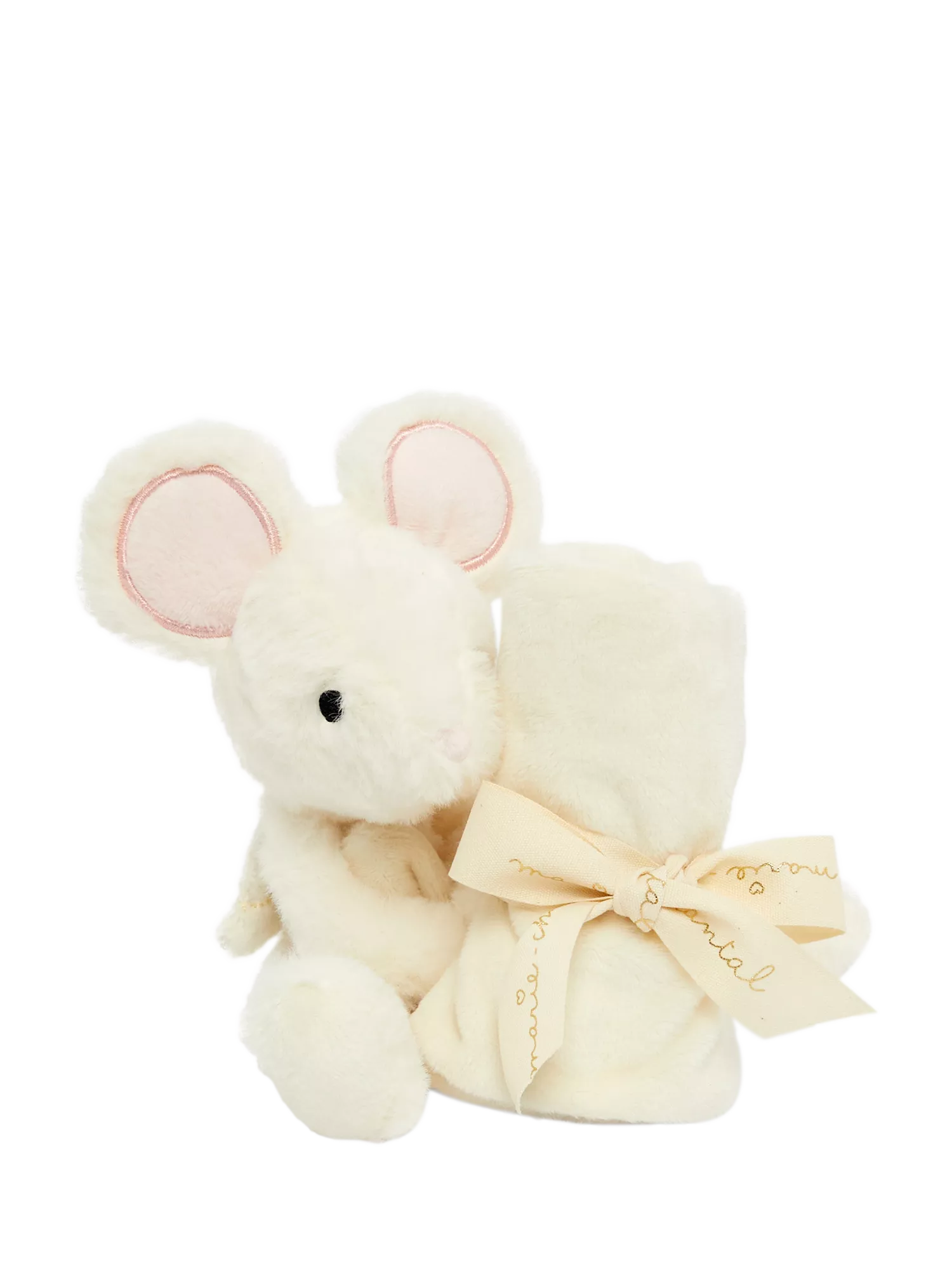 Marie-Chantal baby comforter mouse Milky White D23cm, UK version