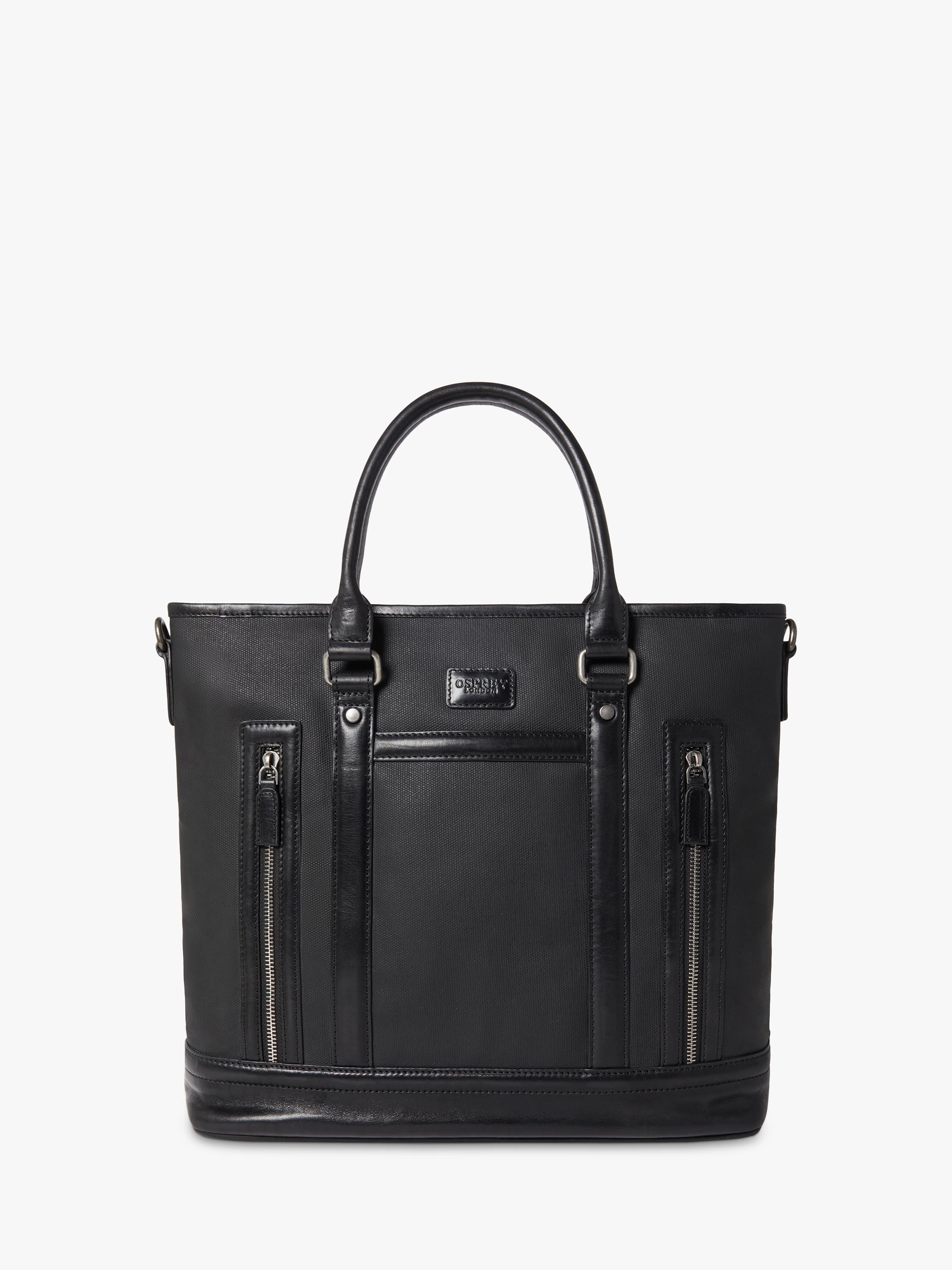 OSPREY LONDON Frontline Large workbag in waxed canvas, imported from the UK