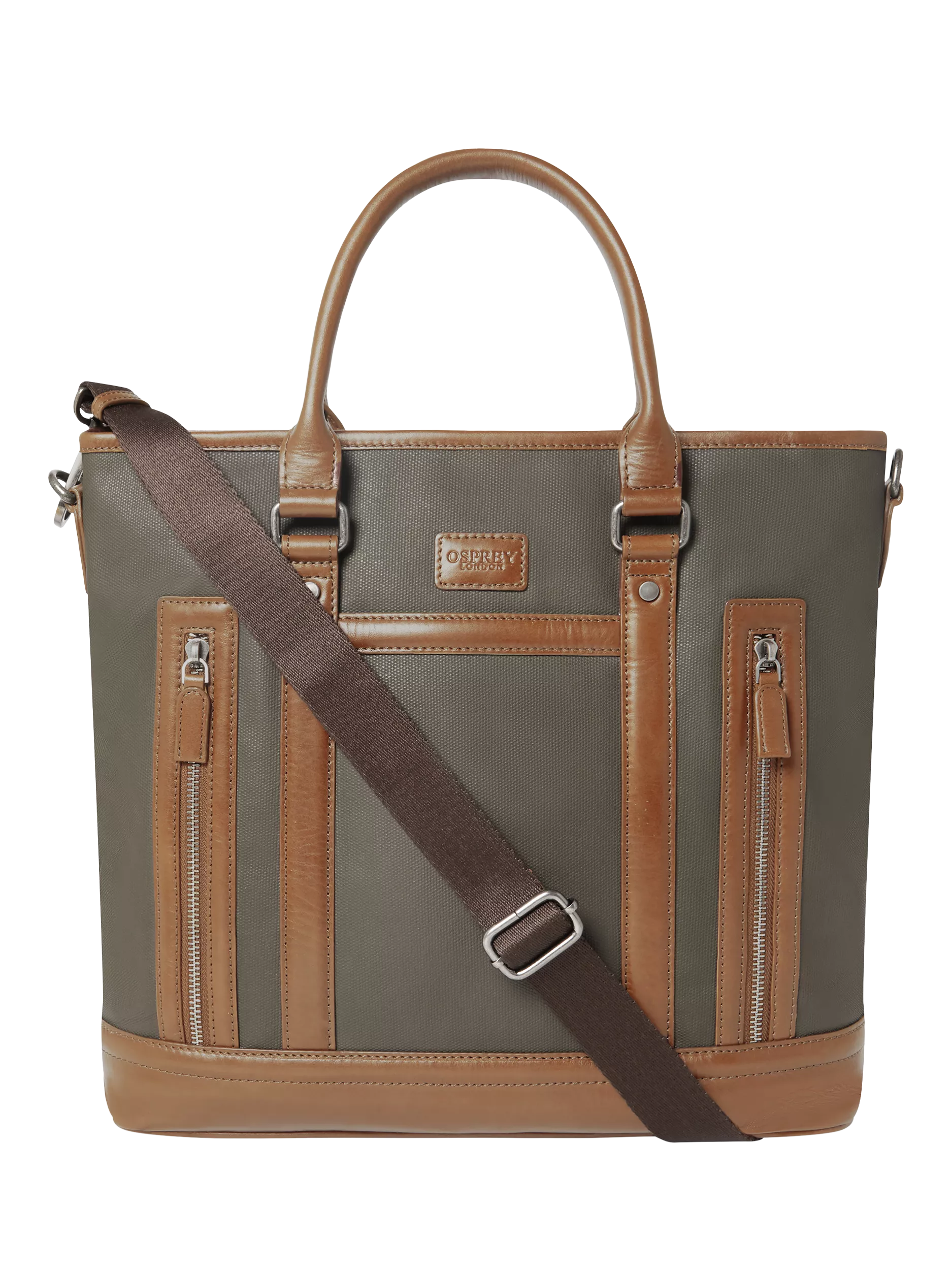 OSPREY LONDON Frontline Large workbag in waxed canvas, imported from the UK