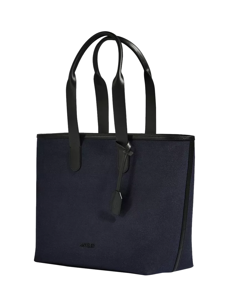 Antler Heritage Tote Bag, Navy
