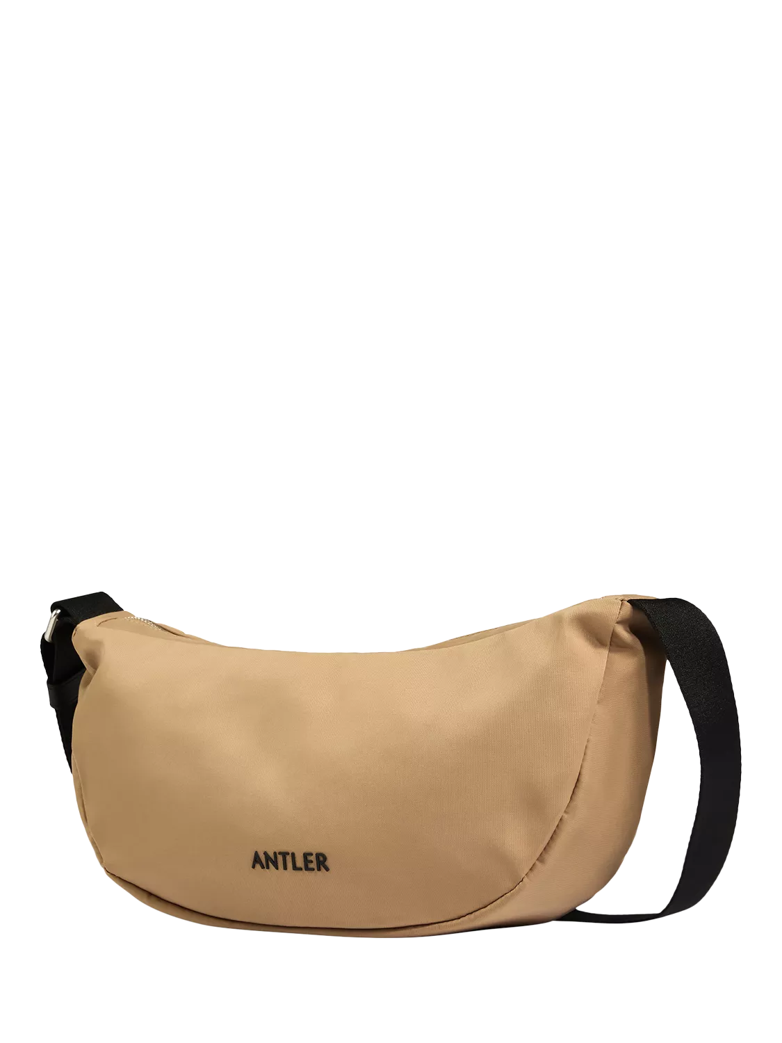 Antler Icon Sling Bag in Sand, compact cross body bag, imported from the UK