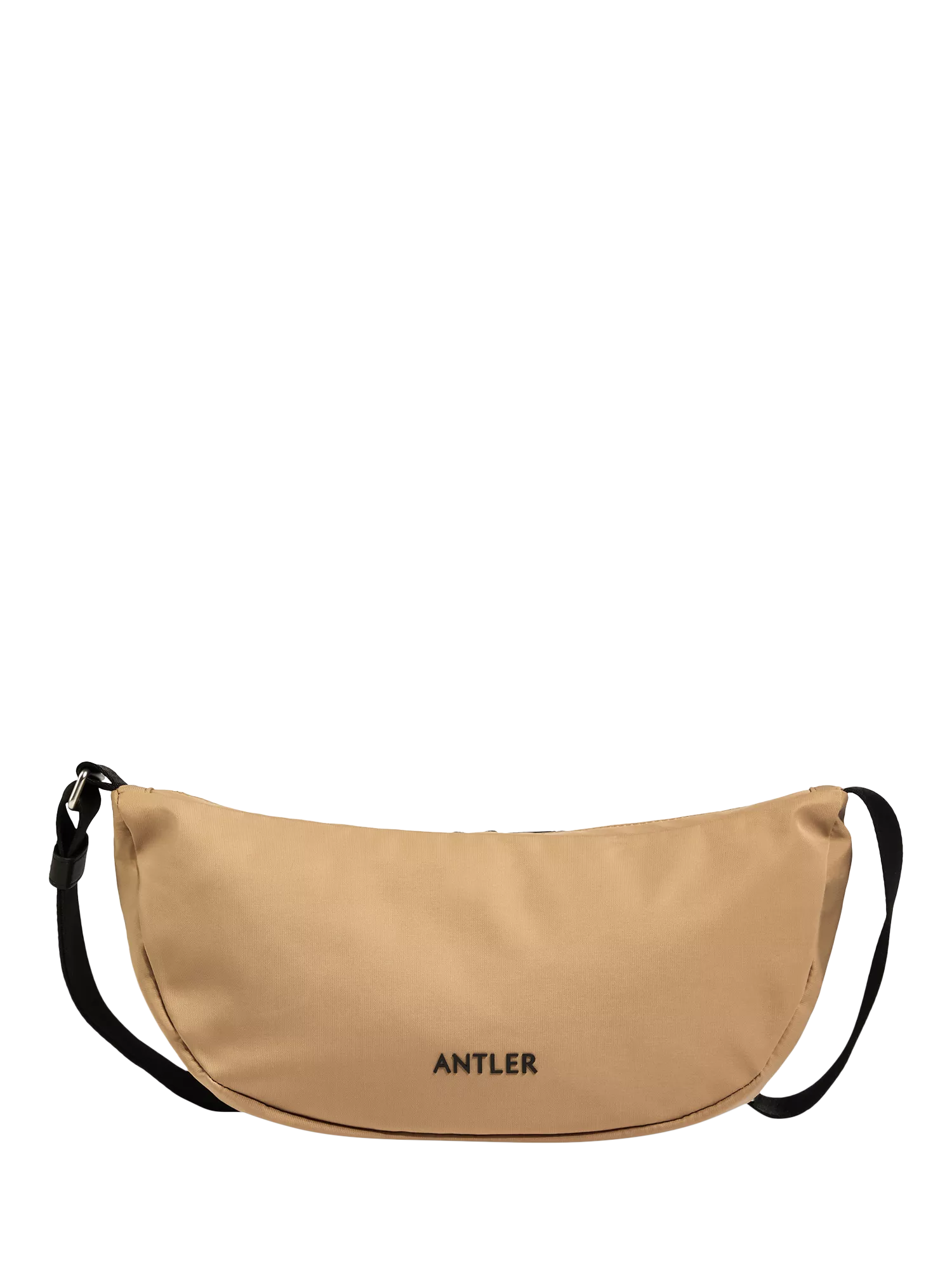Antler Icon Sling Bag in Sand, compact cross body bag, imported from the UK