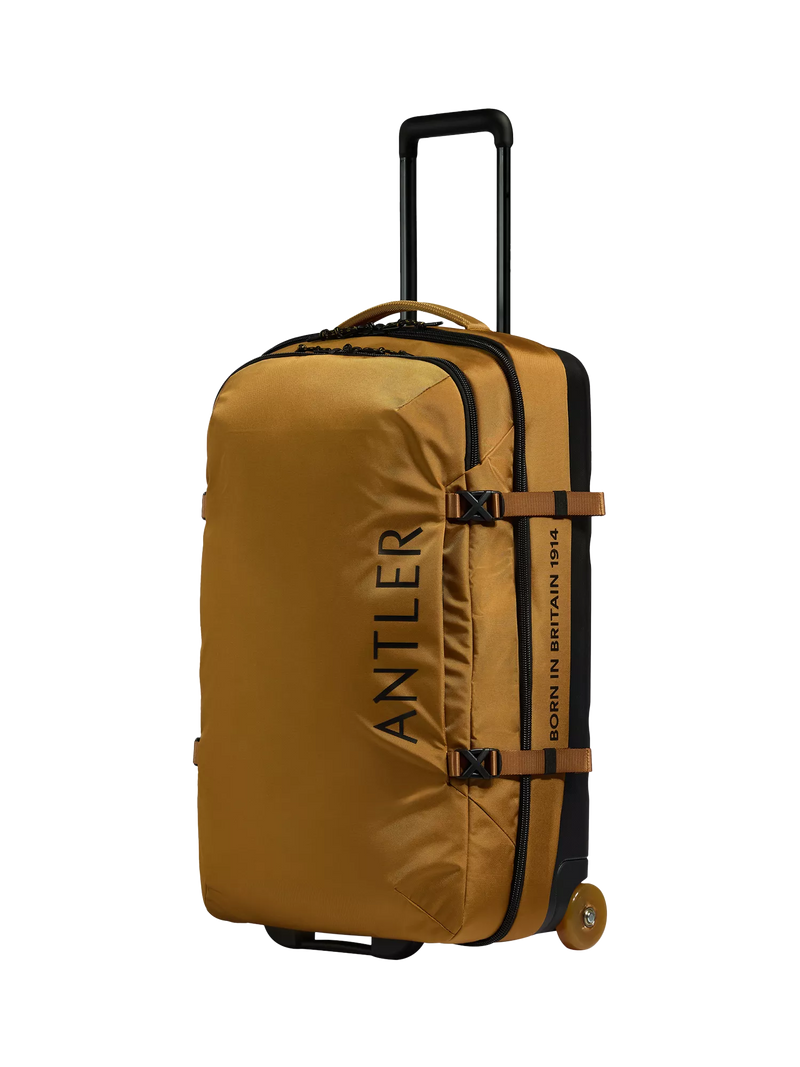 Antler Discovery Large Wheeled Duffle, 80L, Mustard Yellow
