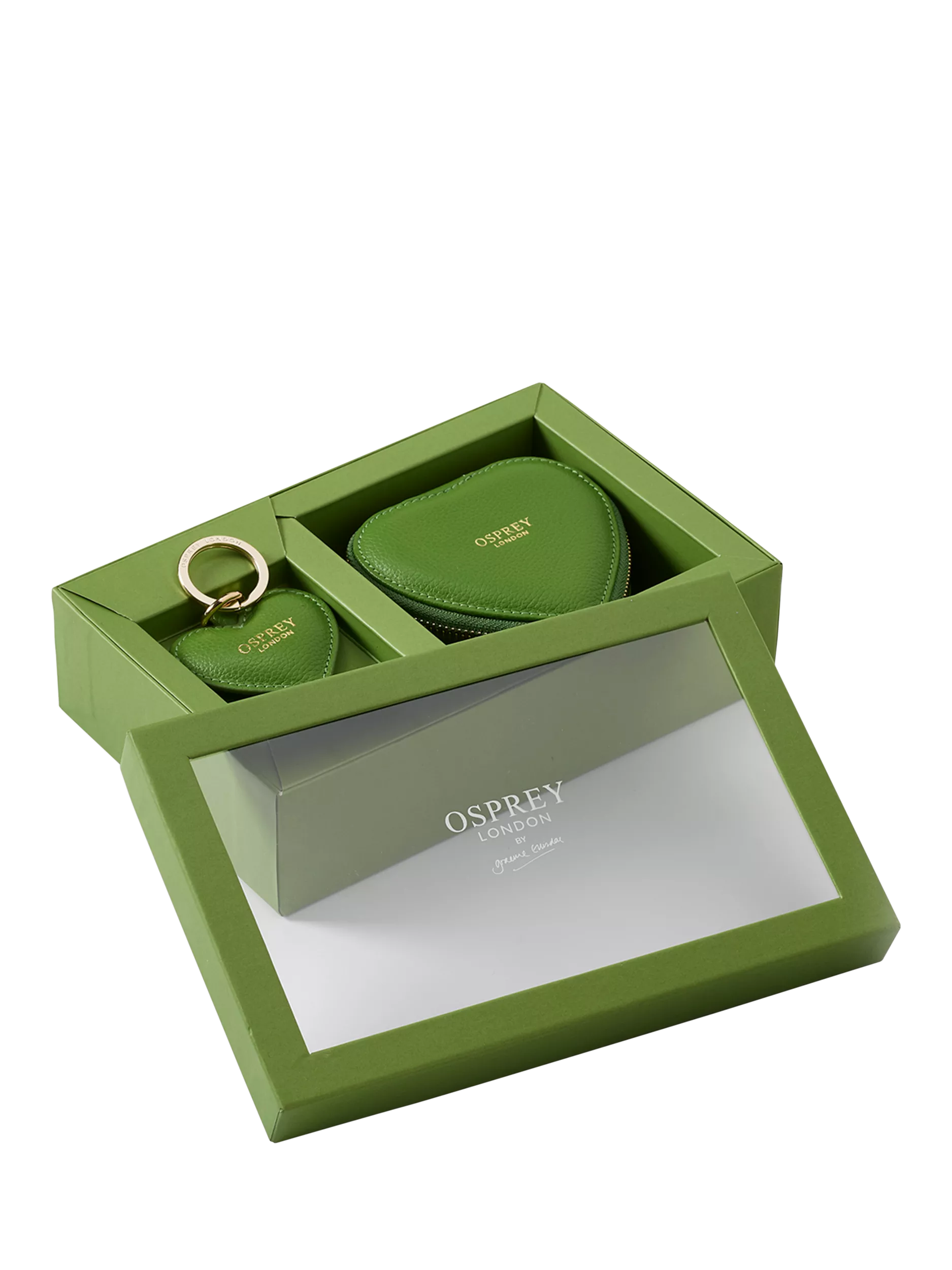 OSPREY LONDON The Tilly Leather Heart Gift Set