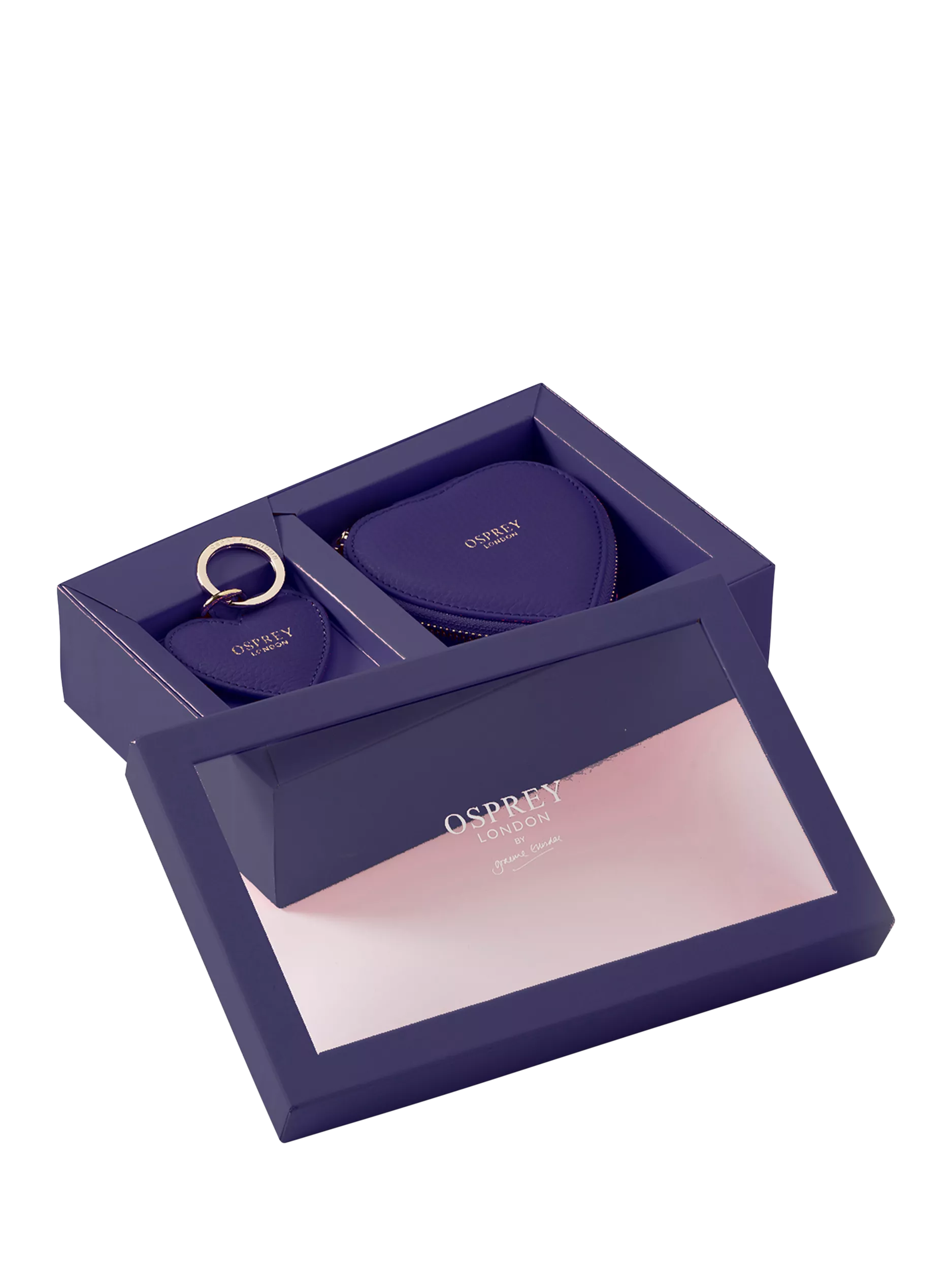 OSPREY LONDON The Tilly Leather Heart Gift Set