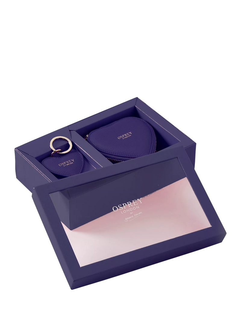 OSPREY LONDON The Tilly Leather Heart Gift Set